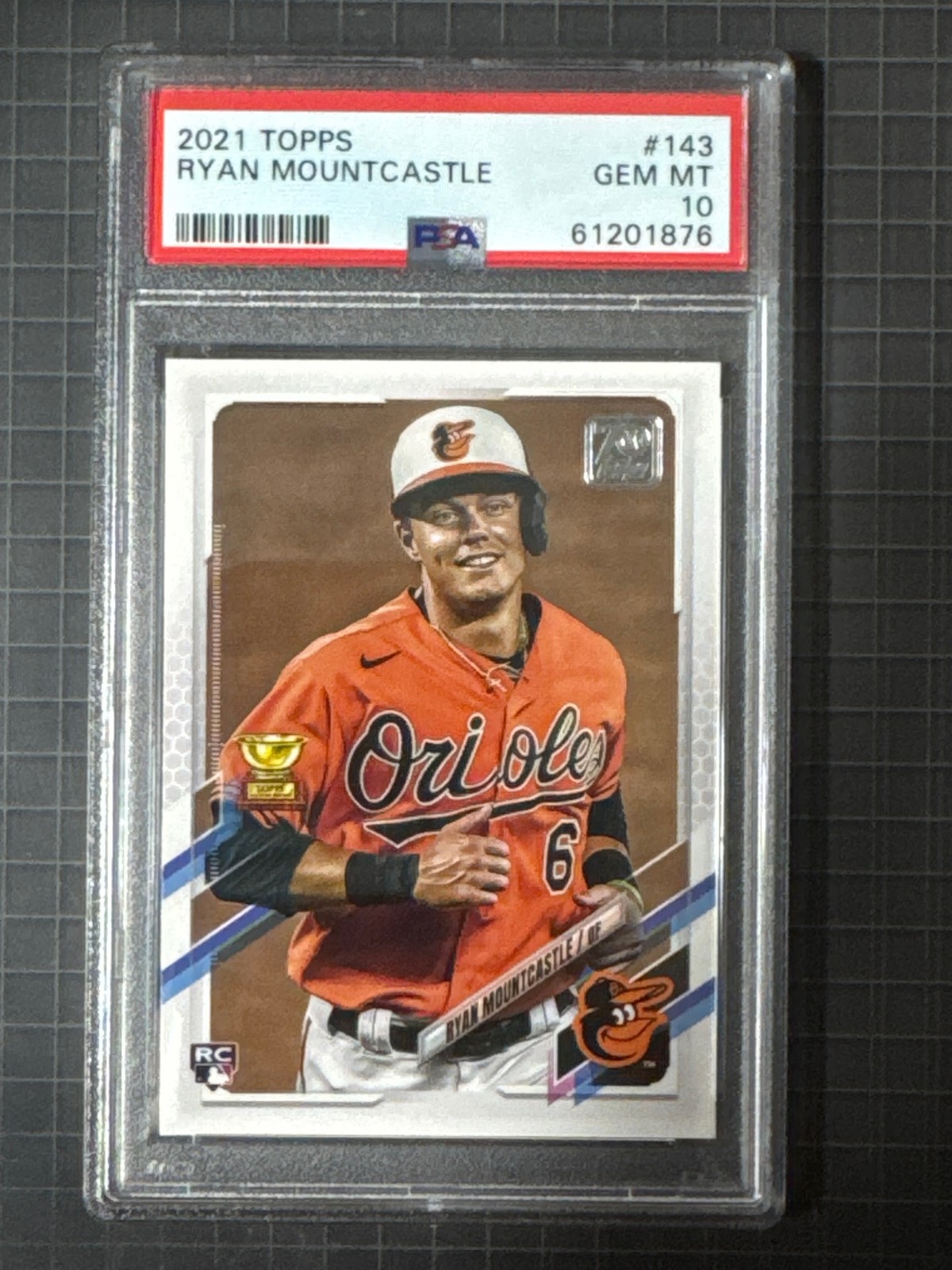 2021 Topps #143 Ryan Mountcastle Gold #/2021