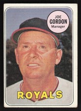 1969 Topps #484 Joe Gordon Card TCCCX