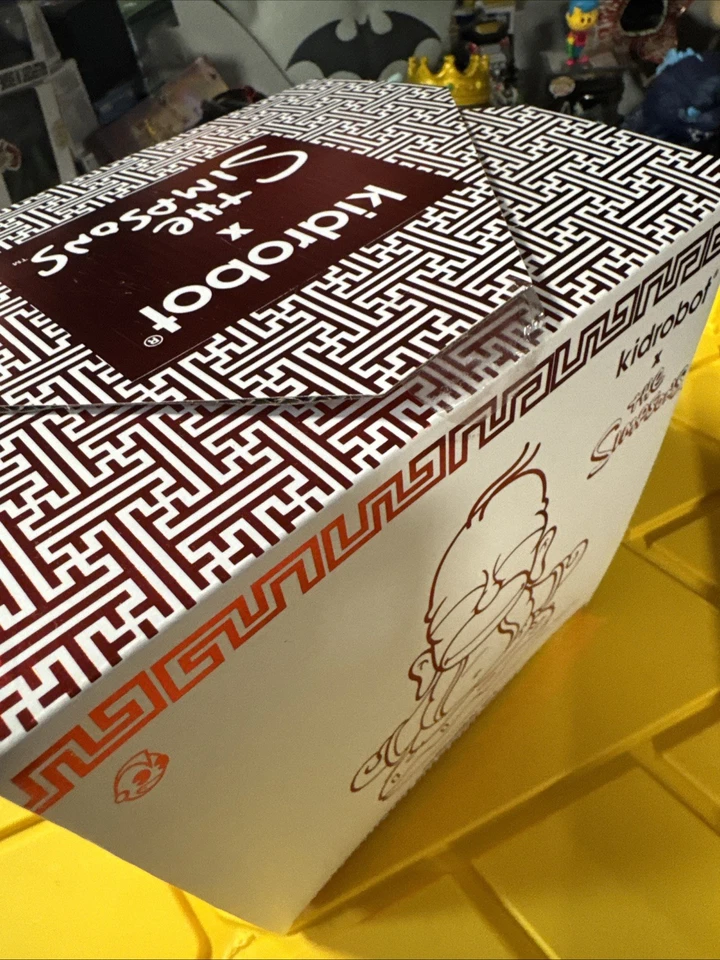 Kidrobot The Simpsons Homer Buddha Vermilion Red 7" Vinyl Figure Brand New Neca - Image 3 of 4