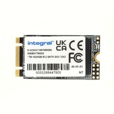 Image of Integral 1TB M.2 2242 SATA 3 Internal SSD 530mb/s TESTED! SATA, not NVMe!