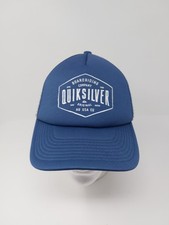 Quiksilver Board Riding Snapback Trucker Hat Mesh Back Foam Front Cap Skate Surf