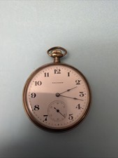 1929 Waltham antique pocket watch 20 Year Gold Filled Case Runs 17Jewels 12s