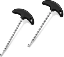 Stainless Steel Hockey Skate Lace Tightener Tool for Ice and Figure Skates