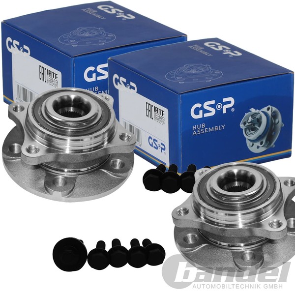 2X GSP RADLAGER-SATZ Vorne Beidseitig Passend FÜR Volvo S60 S80 V70 XC70-image