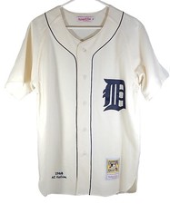 1968 Al Kaline Detroit Tigers Mitchell & Ness Cooperstown 100% Wool Jersey Sz 40