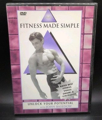 Fitness Made Simple  Unlock Your Potential DVD John Basedow Workout Brand New