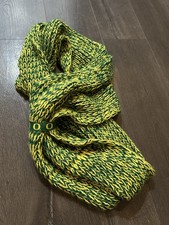 Green Yellow Oregon Ducks Handmade Infinity Style Scarf Winter