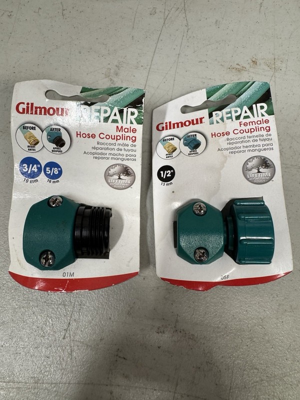 Gilmour Male/Female Hose Coupling Repair Kit 