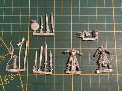 Warhammer Mordheim Mortheim Amazons Amazon 2 Eagle Warriors Metal Rare Unused #1
