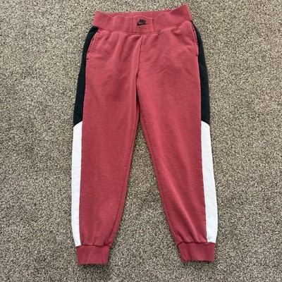 Nike Air NSW Jogger Sweatpants Women's M Cuffed BV4775-661 Red Black White Retro