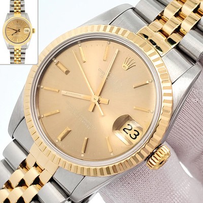 Rolex Datejust 31mm 2-Tone Gold/Steel Jubilee Watch Ref 68273