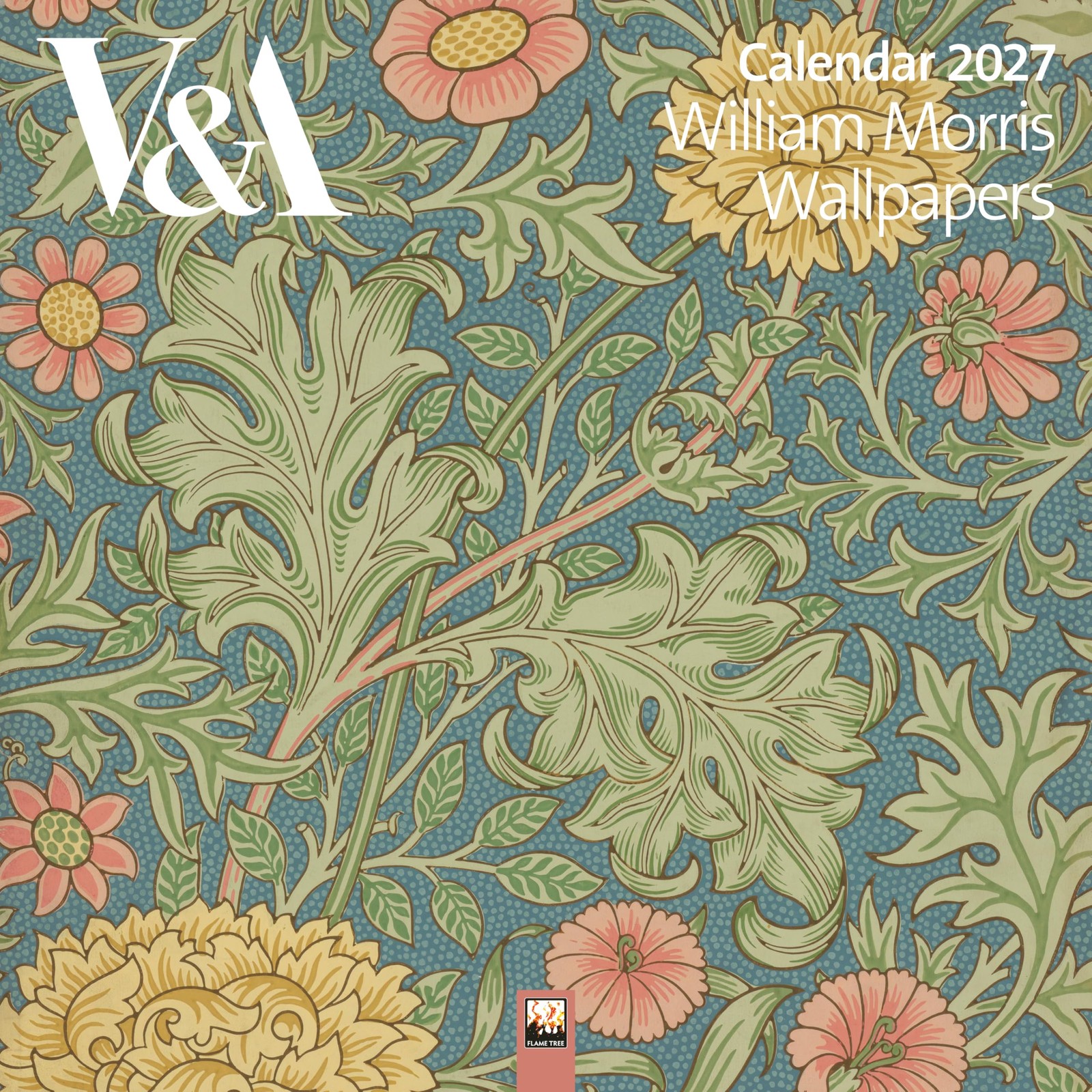 V&A: William Morris Wallpapers Wall Calendar 2027 (Art Calendar) - Image 3