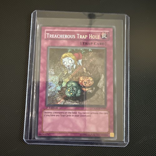 Treacherous Trap Hole [1st Edition] CSOC-EN089 YuGiOh Crossroads of Chaos card