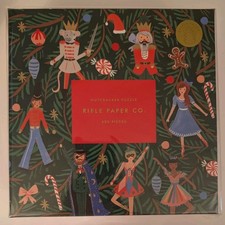 Rifle Paper Co Nutcracker Christmas Tree Shaped Puzzle 500 Pieces Brand New