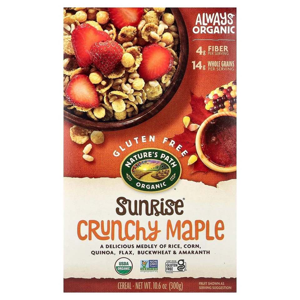 Organic Sunrise Crunchy Maple Cereal, 10.6 oz (300 g)
