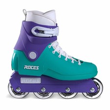 Roces 1992 Retroskates Pattini IN Linea Retro Pattini Verde Acqua Turchese Nuovo