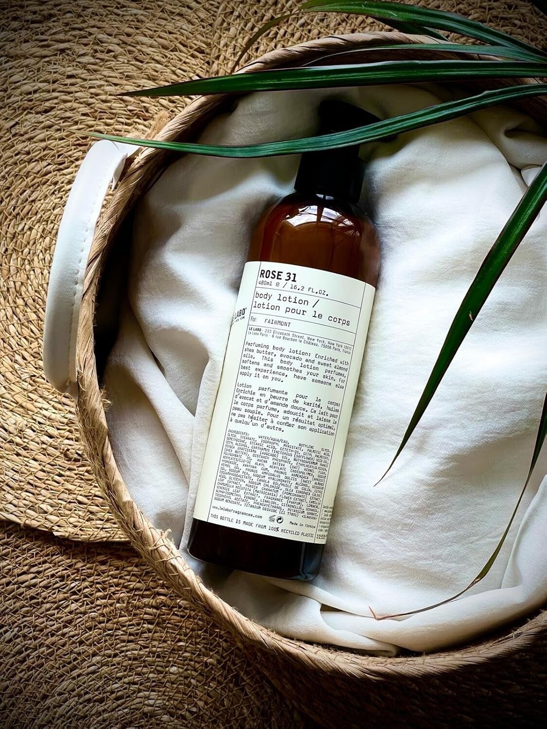 Le Labo Rose 31 Perfuming Body Lotion Jumbo 480ml - Shea Butter, Avocado & Almon