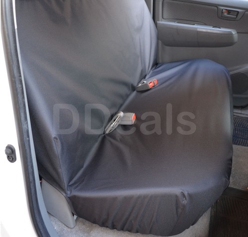 Car Seat Covers Black HD Full Set Protectors Nylon Waterproof For Nissan - Picture 4 of 5