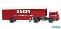Wiking Union Transport Henschel Koffersattelzug 051323