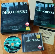 DINO CRISIS 2 PC JAPAN BOXED PERFECT BIG BOX - VERY RARE CAPCOM COMPLETE GAME