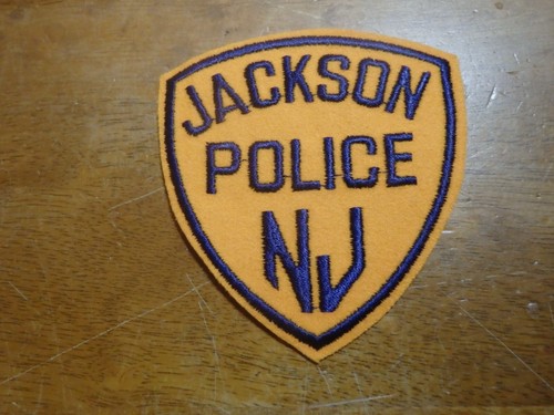 vintage JACKSON NEW JERSEY collectible obsolete shoulder PATCH BX AAA#13