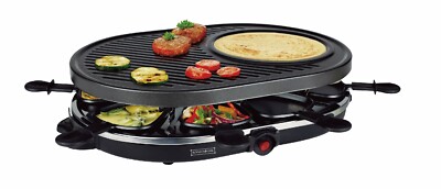 ROYALTY LINE Raclette Tischgrill Elektrogrill Party Grill Crepesmaker 1200W NEU