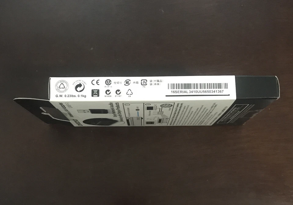 Onkyo  UWF-1 Wireless LAN USB Adapter UWF-1 B JAPAN - Image 3 of 4