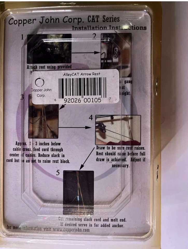 Cooper John Corp. CAT Series AlleyCAT Arrow Rest. - Image 2 of 2