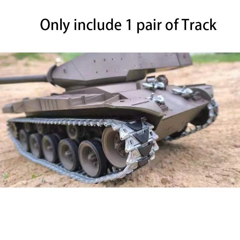 RC Tank Tracks Upgraded for 3839 1/16 Heng Long Walker Bulldog RC Tank Accessory - Image 4 of 4