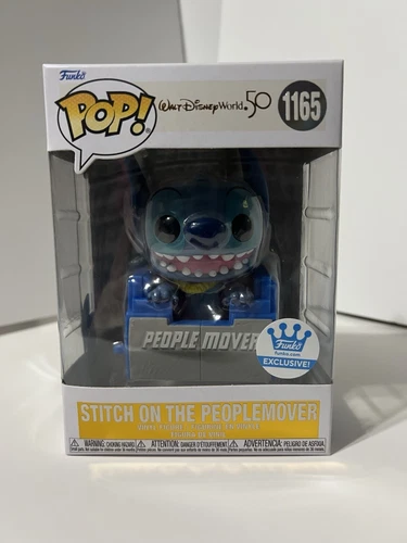 Funko Pop Stitch On The People Mover 1165 Funko Exclusive Disney World 50