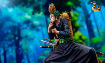 YN Studio Roronoa Zoro Pineapple on head Resin One Piece Figurine
