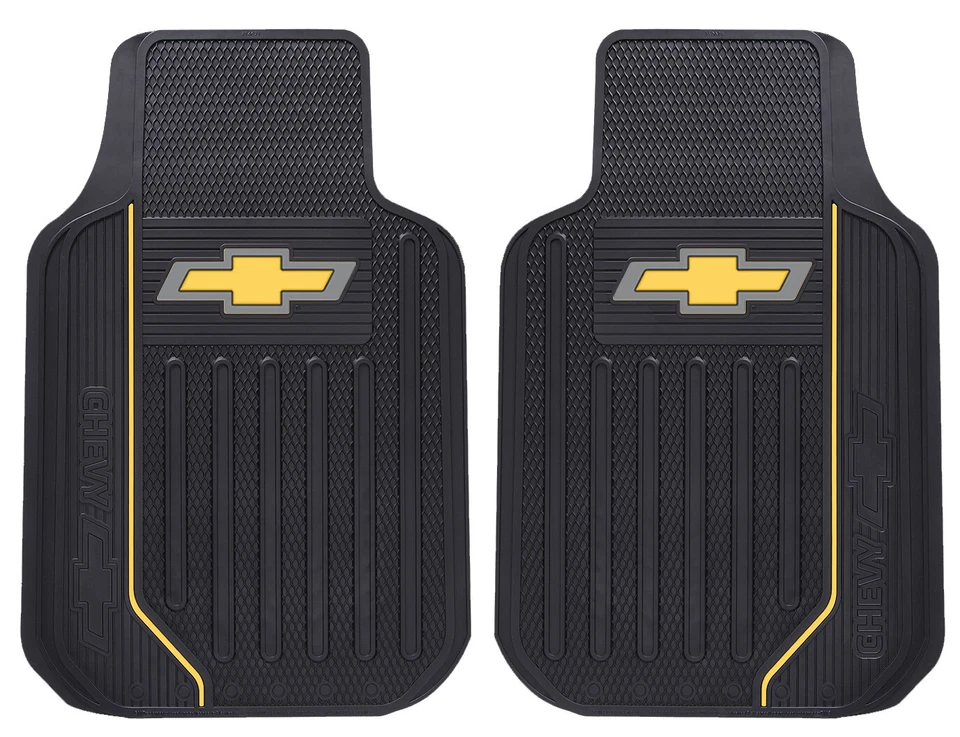 7pcs Chevy Elite Logo Car Truck Seat Covers Floor Mats Steering Wheel Cover Set Foto 4 de 4
