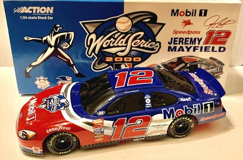 Jeremy Mayfield 2000 Action BWB 1/24 #12 MOBIL 1 2000 MLB World Series Game