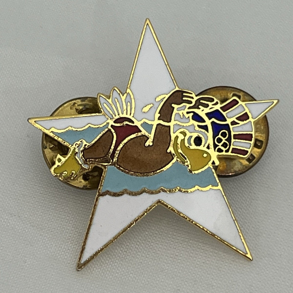 Pin's des Jeux olympiques de Los Angeles de 1984, mascotte de Sam l'aigle, ensemble de souvenirs sportifs - France