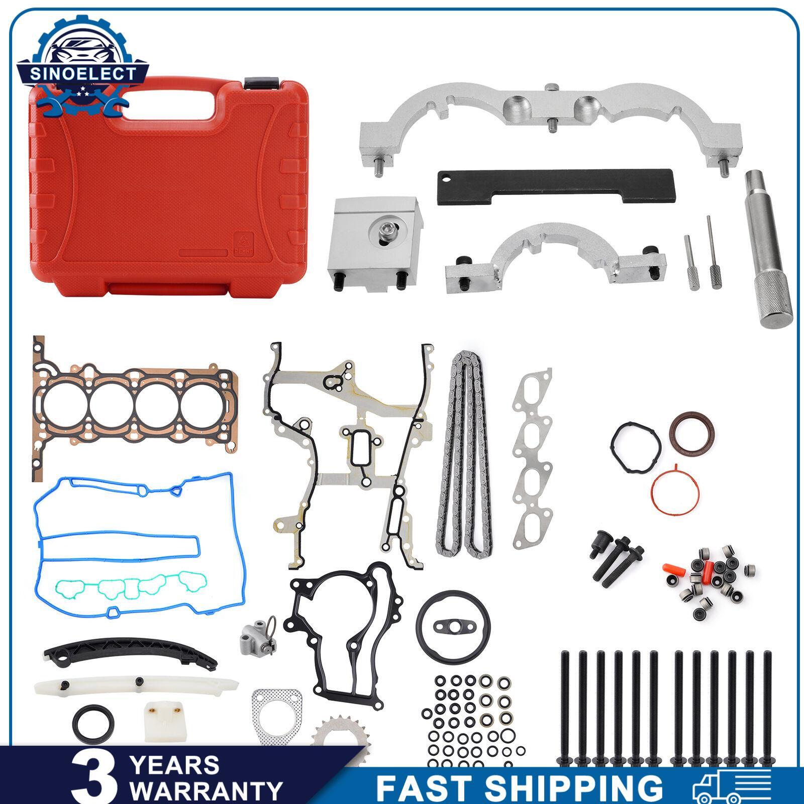 Head Gasket Bolts & Timing Chain & Locking Kit For Chevrolet Cruze 1.4L Turbo