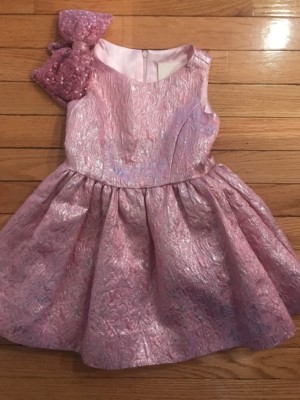 Chasing Fireflies Special Occasion Holiday Party Pink Girls Dress 3t Sequin  | eBay