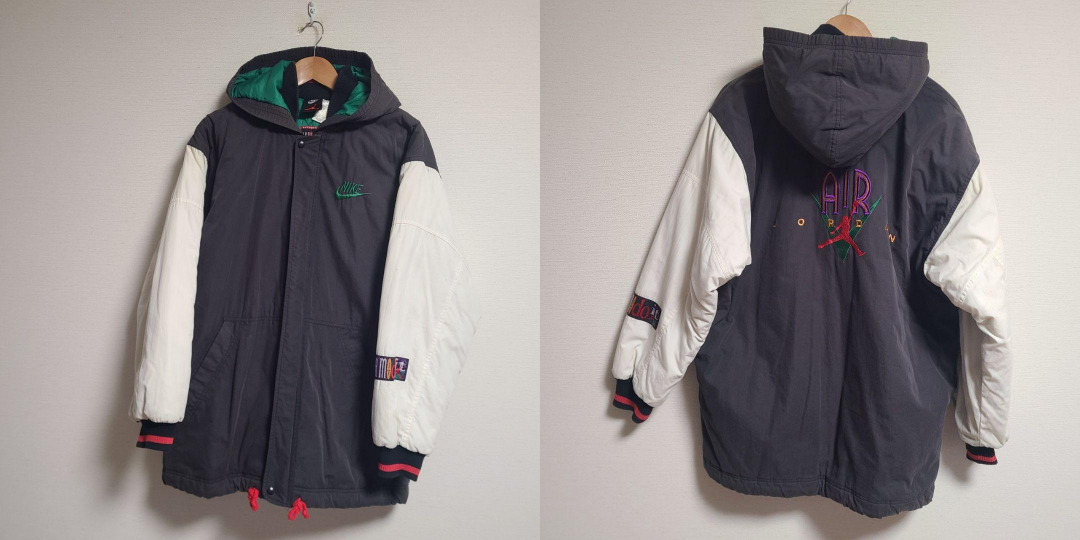 90s NIKE AIR JORDAN Vintage Hooded Windbreaker Jacket