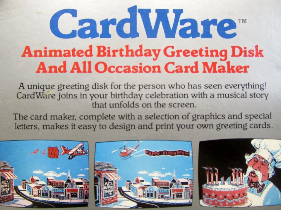 CardWare, Commodore 64 / 128 / Atari, Hi Tech 1986, Never Used - Image 2 of 4