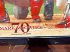 1998- Mark McGwire Plaque  12"x15" Photo Limited Ed.  HR #70 + Cards #2 W/COA — photo 6