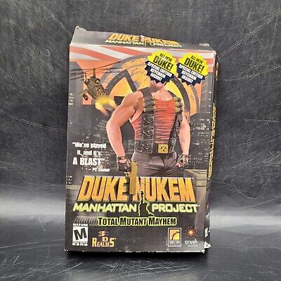 Duke Nukem Manhattan Project Total Mutant Mayhem PC CD-ROM Duke Nukem Manhattan Project Total Mutant Mayhem PC CD-ROM