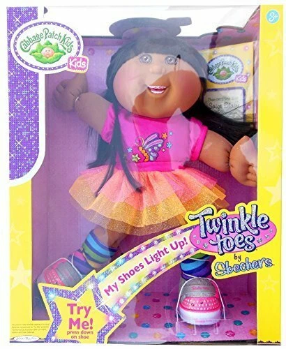 Cabbage Patch Kids TWINKLE TOES with Light Up Skechers Shoes