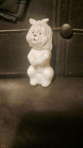 Vintage Avon 1960s Sweet Tooth Terrier Cologne Empty Bottle White Dog. - Picture 1 of 6