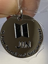 New BTS K-Pop Name Necklace Jin Link Chain Bangtan Boys Koreann