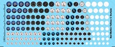 Custom Dashboard Gauges Faces Logos Waterslide Decals 5mm to 10mm Diameter