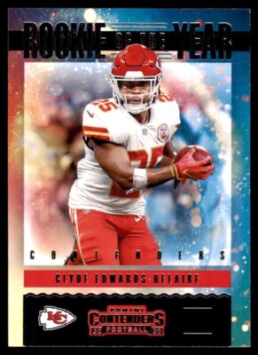 2020 PANINI CONTENDERS CLYDE EDWARDS-HELAIRE KANSAS CITY CHIEFS #RY-CEH