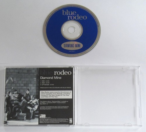 Blue Rodeo - USA Promo CD Single - "Diamond Mine" - 3 versions - disc NM