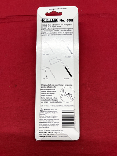 General Tools Inspektionsspiegel 1-1/4" Durchmesser Nein. 555 - Bild 5 von 7