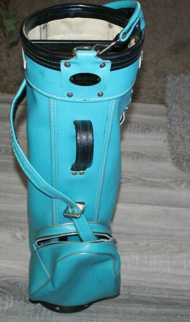 Vintage Golf Bag By Royal Company Teal NICE Condition eBay