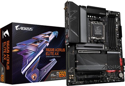 GIGABYTE B650 AORUS Elite AX Mainboard Sockel AM5 AMD B650 Ryzen 7000/8000/9000