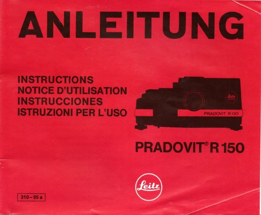 Diaprojektor LEITZ Pradovit R 150 (Gebraucht) in Reinach AG für CHF 40
